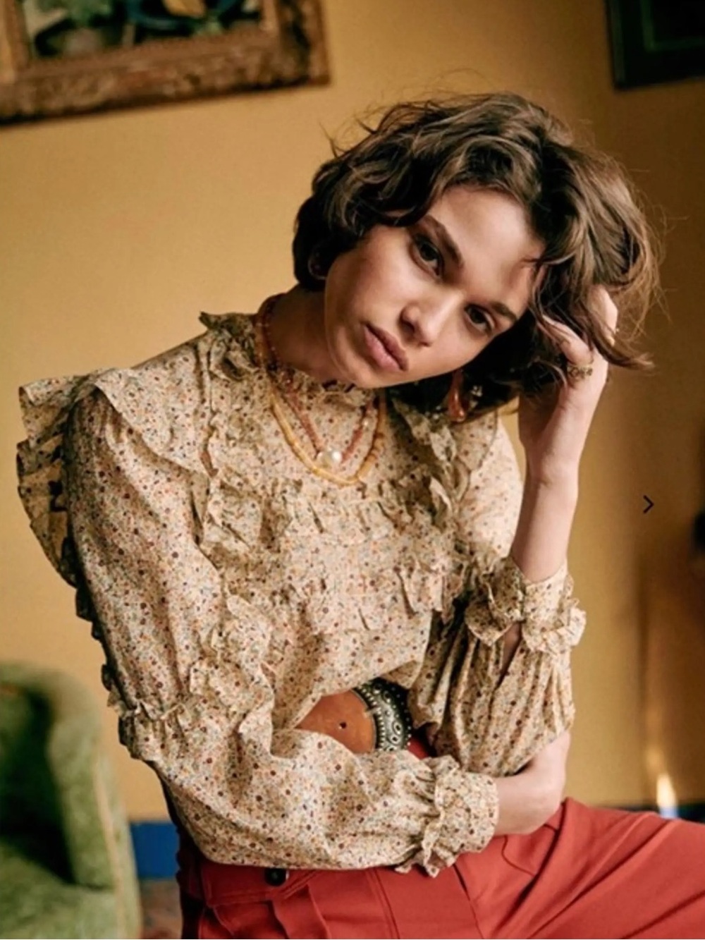 Sezane Emmy Blouse